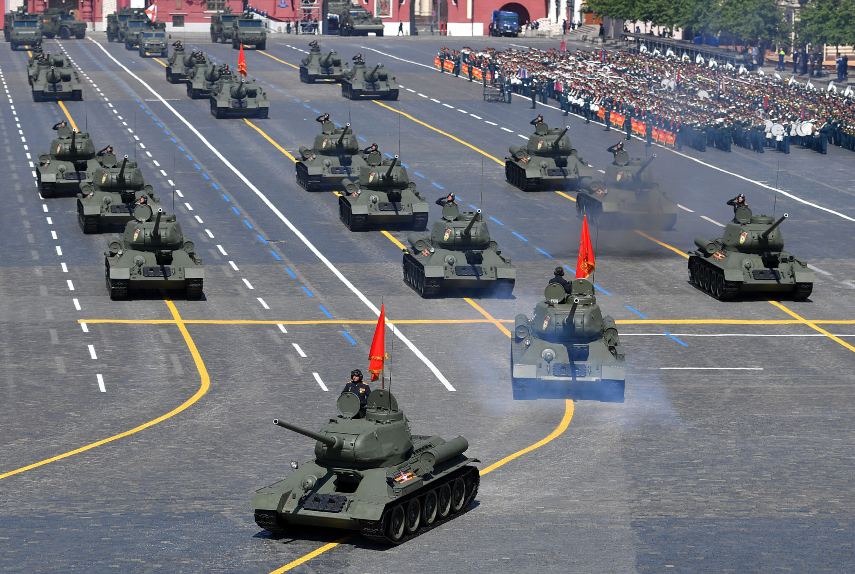 Russia Red Square Parade